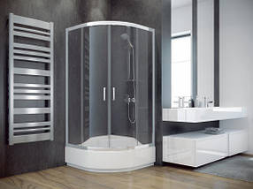 Напівкругла душова кабіна Modern 90x90x165 матова ТМ Besco