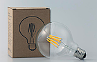 Лампа Едісона світлодіодна 6 Вт G125-6S6W куля , фото 3