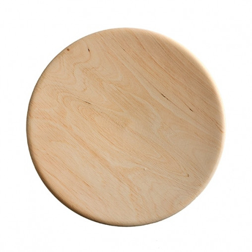 Тарілка дерев'яна плоска, діаметр 25 см