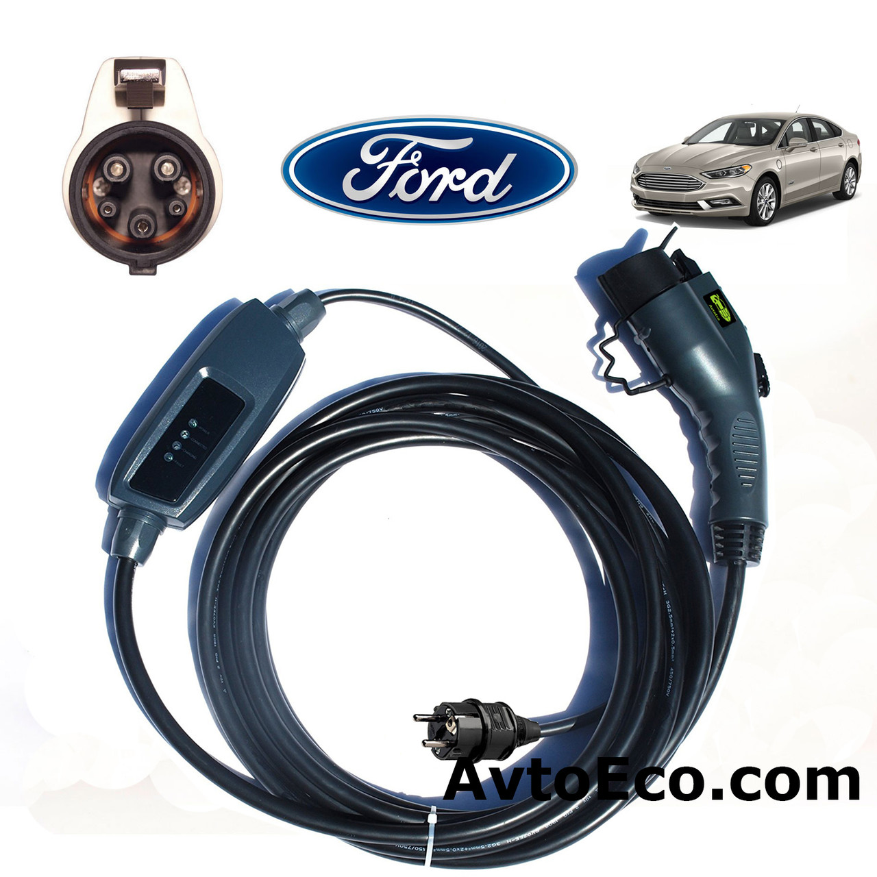 Зарядное устройство для электромобиля Ford Fusion Energi Duosida J1772-16A - фото 1 - id-p653015974