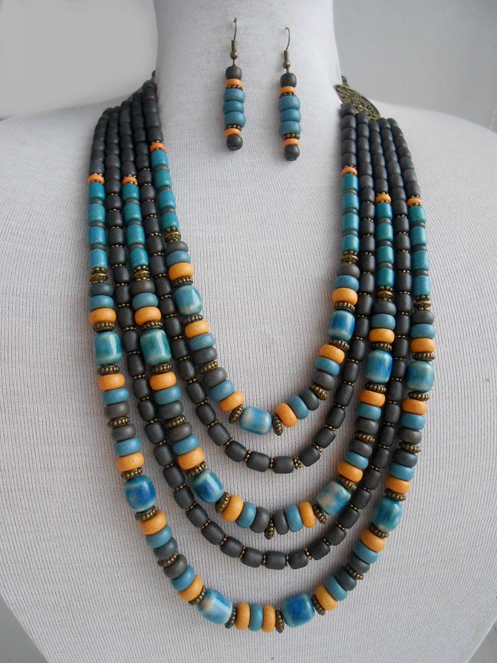 Набір прикрас із кераміки, фото 1