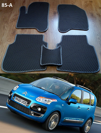 Килимки ЕВА в салон Citroen C3 Picasso '10-17, фото 1