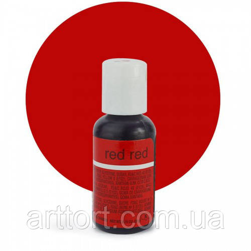 Гелевий харчовий барвник Chefmaster Red Red/Яскраво червоний, 20 г