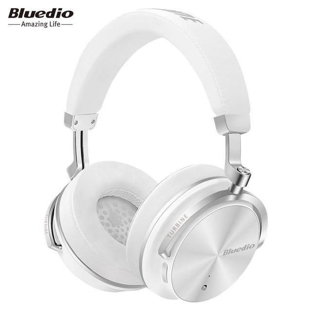 Навушники безпровідні Bluedio T4S з мікрофоном (білі), фото 1
