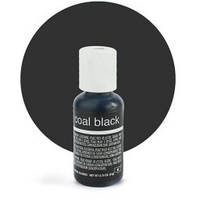 Гелевий харчовий барвник Chefmaster Coal Black/Супер Чорний, 20 г