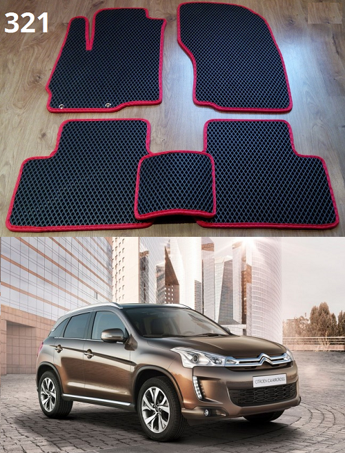 Килимки ЕВА в салон Citroen C4 Aircross '12-17