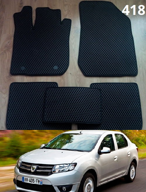 Килимки ЕВА в салон Dacia Logan 2 '12-21