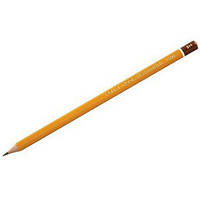 Олівець чорнографітний Koh-i-noor 1500.9H корпус помаранчевий