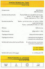Скатертина діаметром 326см для круглого столу 180см Біла Італія, фото 2