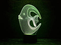 Змінна пластина для 3D ламп "Кораллова рибка" 3DTOYSLAMP