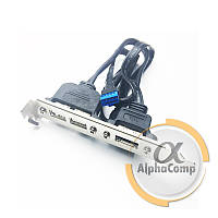 Планка задня в системний блок USB 2.0 (2 порти) + ESATA