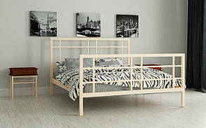 Кротати Дейзі 140x200, Вибір кольору, Металеве напівторне ліжко