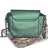 Жіночий каркасний клатч 01546298387967green зелений, фото 3