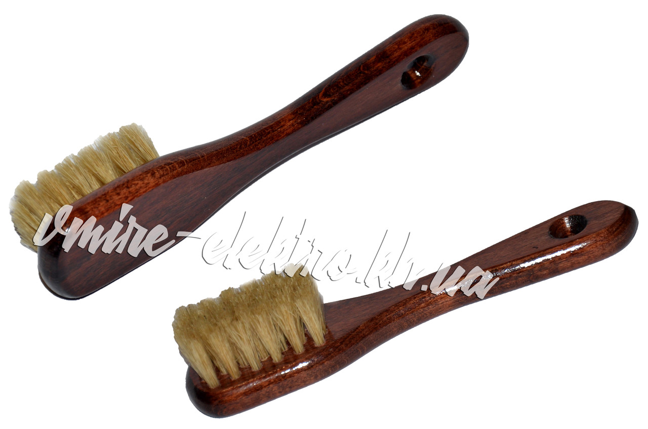 Щітка (намазок) для нанесення крему лакована 15 см (Польща), фото 1