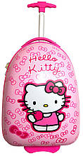 Пластиковый детский чемодан Хеллоу Китти с яблоком №084 22 л