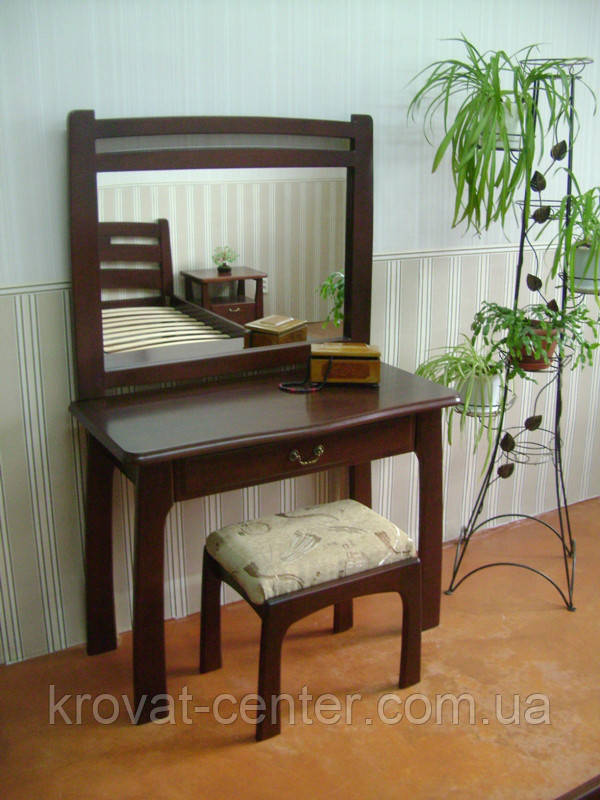 Туалетный столик для спальни из массива натурального дерева "Для королевы" - фото 2 - id-p4191178