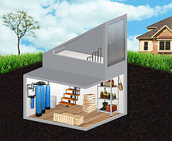 Погріб (кесон-погріб) 10000 л. з гідротехнічного бетону водонепроникний