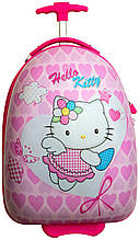 Пластиковый детский чемодан Hello Kitty ангелок №098 22 л