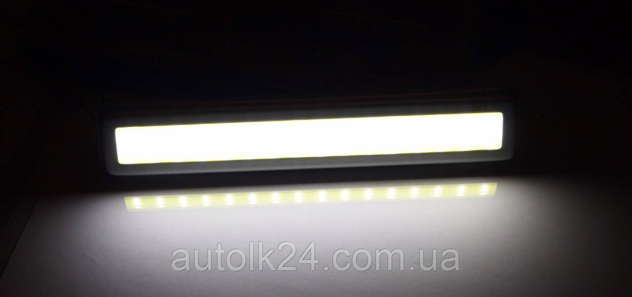 LED Дневные ходовые огни 12V (Оправа Красного цвета) - фото 5 - id-p653338215