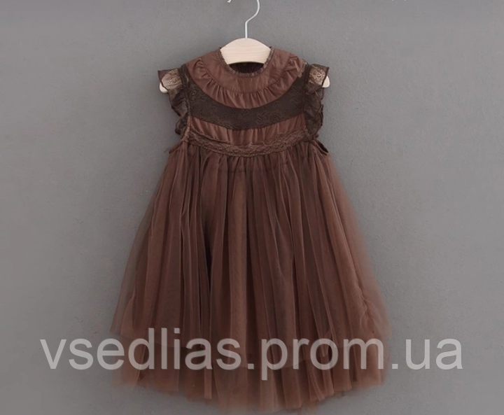 Красивое нежное платье для девочки на рост от 86 до 128 (ID#653896418 ...