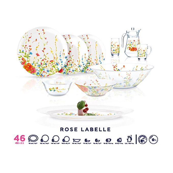 Simply Rose Labelle Сервіз столовий 46 пр. Luminarc N7247