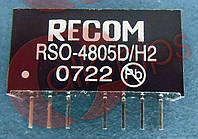 Модуль питания двух-полярный 5В 100мА RSO-4805D/H2 Recom DIP