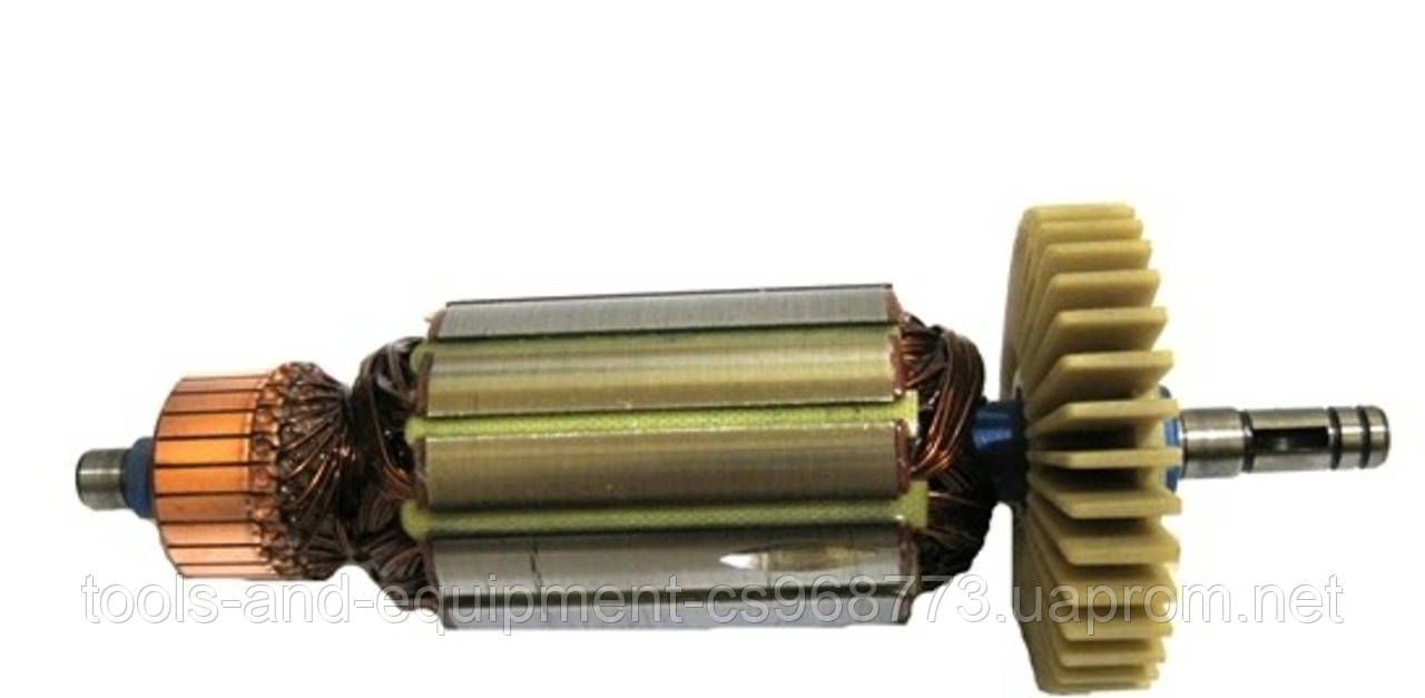 Якір тст-н болгарки Craft CAG-180/1900E (48*178 мм, хвостовик - шпонка+стопорне кільце 9 мм)
