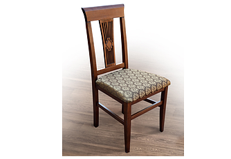 Стілець Алла тверда спинка натуральне дерево,мікс Меблі