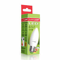 Лампа светодиодная EUROLAMP LED 6w 4000К E27 CL 06274 D