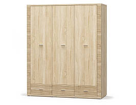 Шафа у вітальню з ДСП/МДФ Гресс 3Д3Ш Меблі Сервіс