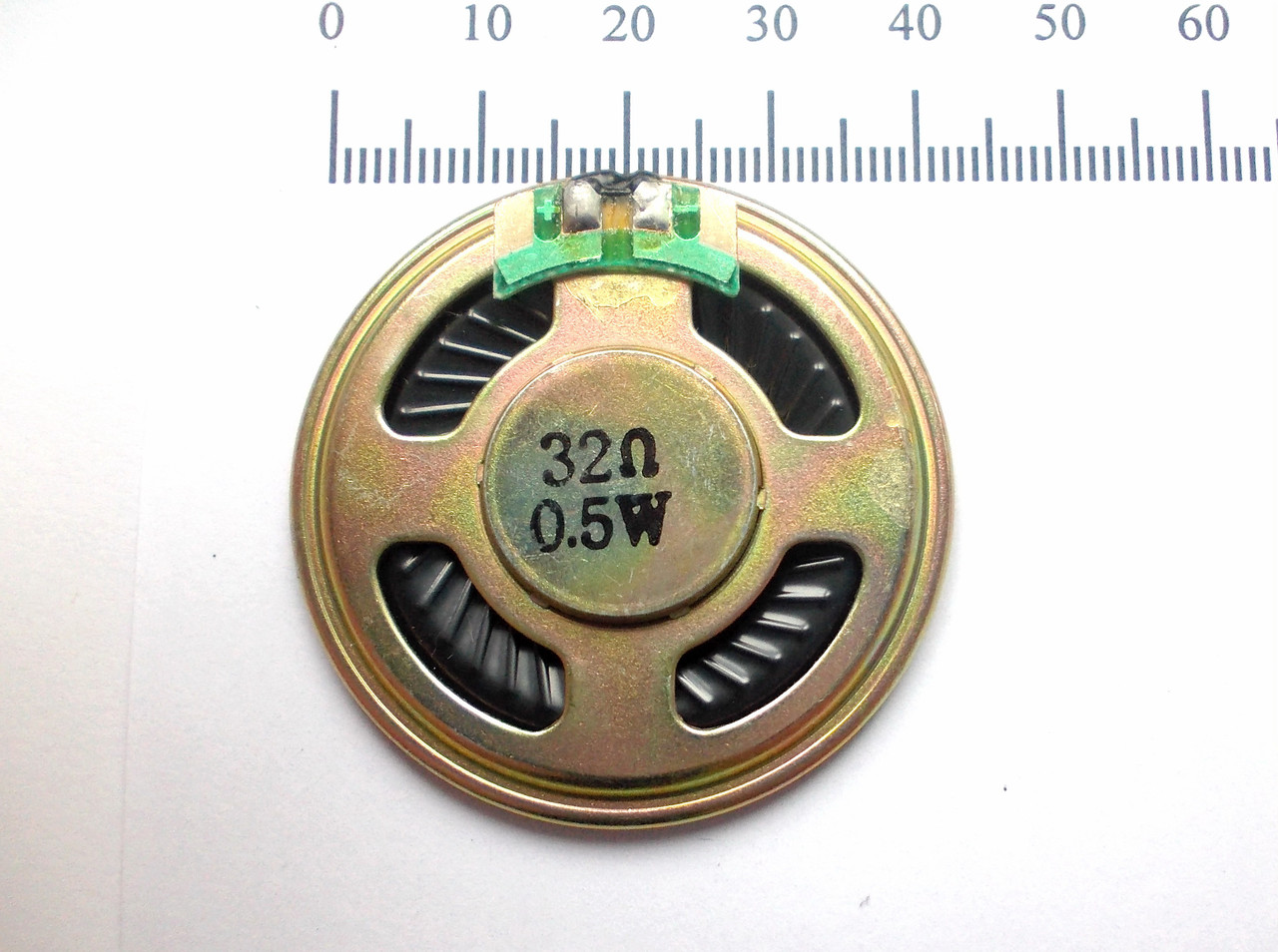 Динамік 40 мм, 32 Ом, 0,5 Вт