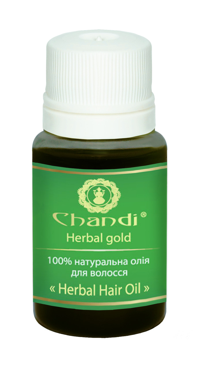 Натуральна олія для волосся 'Трав’яна' Chandi, 10мл