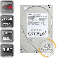 Жорсткий диск 3.5" 250 Gb Hitachi HDP725025GLAT80 (8Mb/7200/IDE) БУ