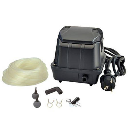 Aquaking AK2-10 Set компресор, аератор для ставка, водойма, фото 1