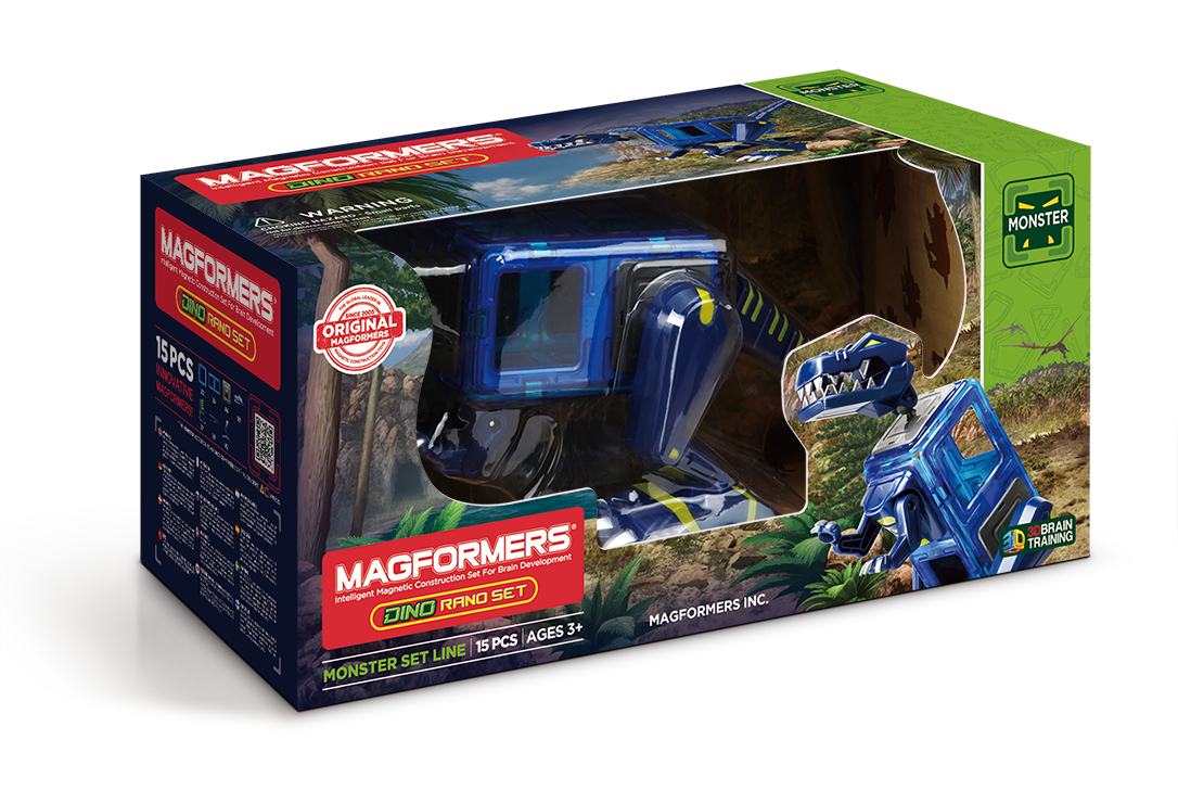 Магнітний конструктор Magformers Dino Rano set