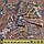 Котон сірий в коричнево-салатові огірки, ш.160, фото 2