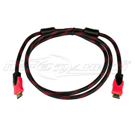 Кабель HDMI v1.4 з феритами (добру якість), 1.5 м Full 3D, фото 2