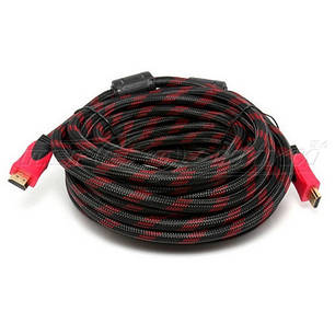 Кабель HDMI v1.4 з феритами в обплетенні, (добру якість) 10 м, фото 3