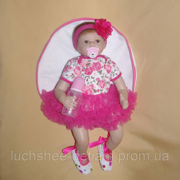 Кукла реборн 55 см девочка Наташа - фото 3 - id-p653601214