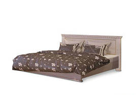 Ліжко півтораспальне з натурального дерева в спальню, дитячу Еліт 140*200 (дуб) АРТ меблі