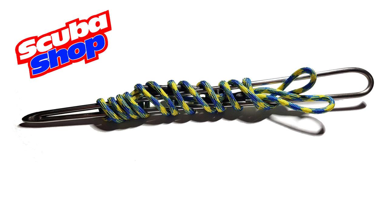 Кукан Verus голка 24 см з тросом паракорд, фото 1