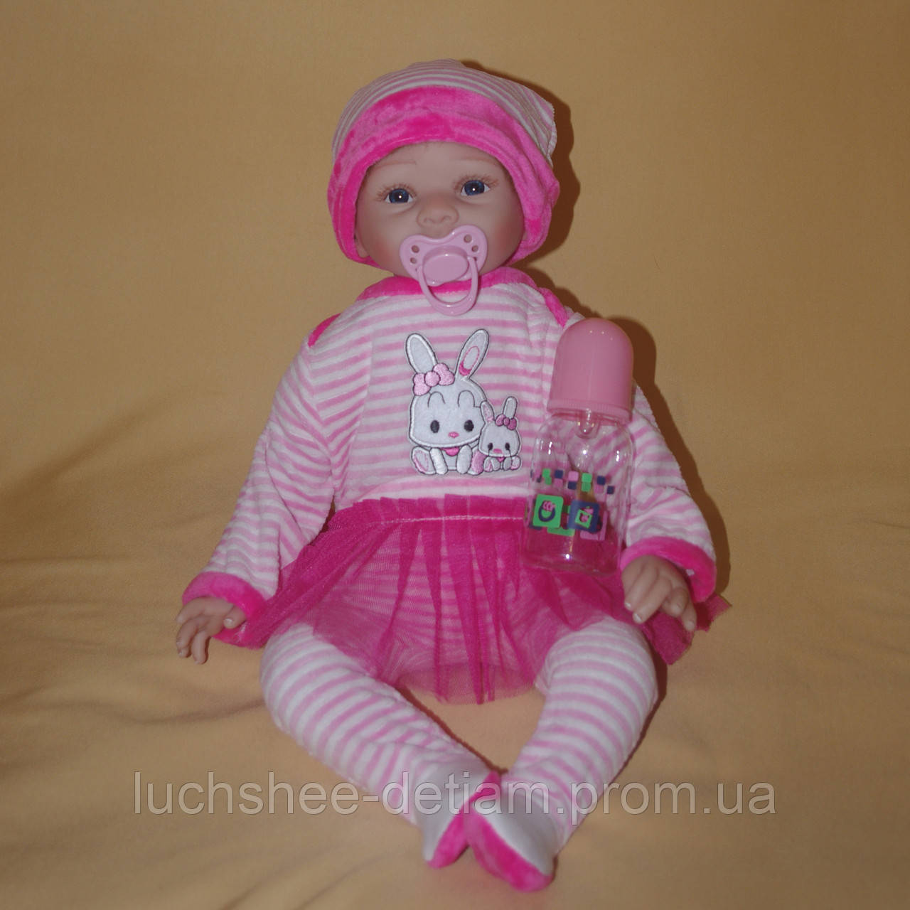 Кукла реборн 55 см девочка Есения - фото 4 - id-p653625216