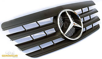 Решітка радіатора Mercedes W210 рестайл стиль AMG (чорний мат)