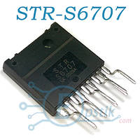 STR-S6707, Импульсный регулятор напряжения с выходным биполярным ключом, MULTIWATT-9