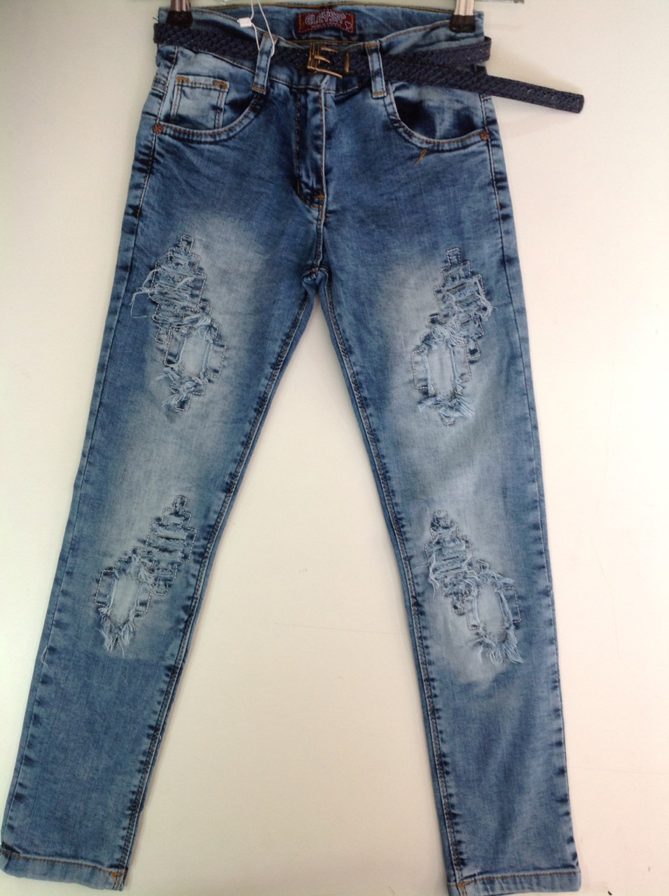 Джинсові штани для дівчаток , фото 1