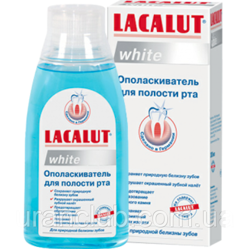 Ополативник для порожнини рота LACALUT white (лакачуть вайт) 300 мл, фото 1