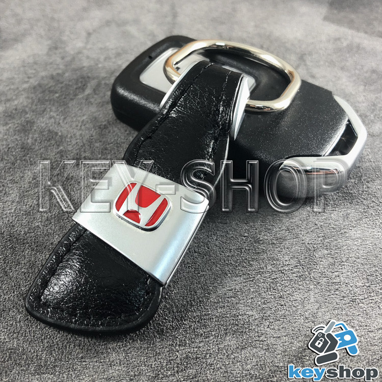 Брелок для авто ключей Хонда (Honda) кожаный - фото 1 - id-p653903900