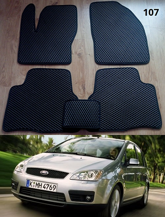 Килимки ЕВА в салон Ford C-Max '03-07, фото 2