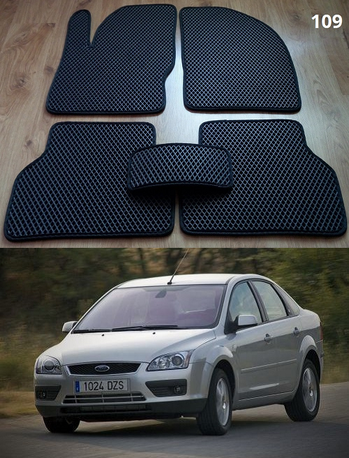 Килимки ЕВА в салон Ford Focus II '04-08