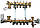 Колектор для теплої підлоги Giacomini в складі на 3 контури, фото 3